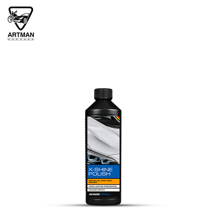 براق کننده و تمیز کننده سطح ماشین X-Shine polish برند زنوم Xenum حجم 500 میلی لیتر
