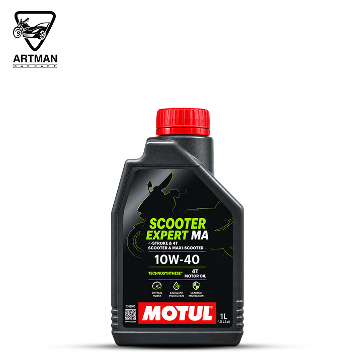روغن اسکوتر اکسپرت MA گرانروی 10W40 برند موتول MOTUL حجم 1 لیتر