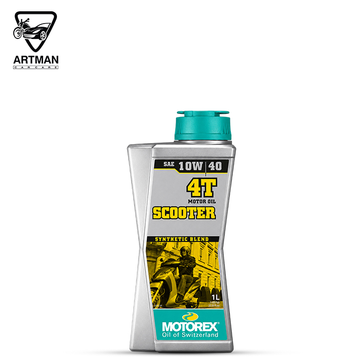 موتورکس روغن موتور اسکوتر نیمه سَنتتیک چهار زمانه 10W40 برند موتورکس motorex حجم 1 لیتر