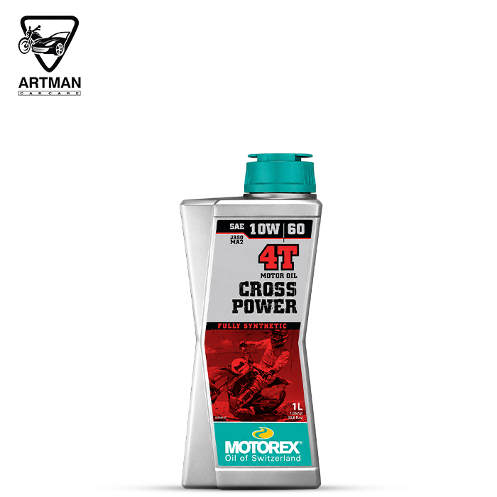 موتورکس روغن موتور کراس پاور فول سَنتتیک چهار زمانه 10W60 برند موتورکس motorex حجم 1 لیتر