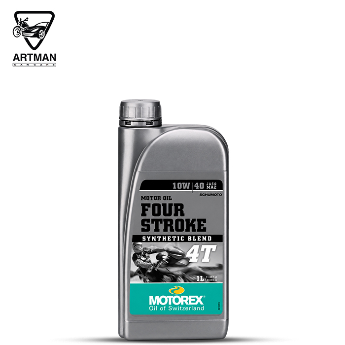 روغن موتور برند موتورکس motorex فوراستروک چهار زمانه 10W40 حجم 1 لیتر