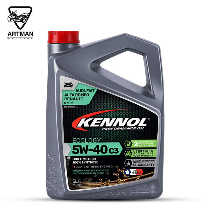 روغن-موتور-5w40-C3-برند-کنول-KENNOL-حجم-5-لیتر روغن موتور 5w40 C3 برند کنول KENNOL حجم 5 لیتر