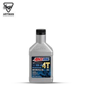 روغن موتورسیکلت 10w-40برند امسویل AMSOIL حجم 946 میلی لیتر
