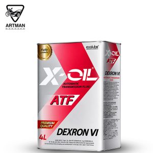 روغن گیربکس اتومات مدل Dexron VI برند ایکس اویل X-OIL حجم ۴ لیتر