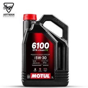 روغن خودرو SYN_CLEAN 6100 5W-30 برند موتول MOTUL حجم 5 لیتر