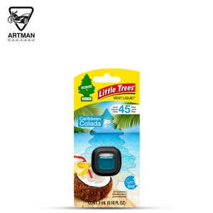 خوشبو کننده کلیپسی برند لیتل تریس Little Trees راحیه کارائیب حجم 3 میلی لیتر