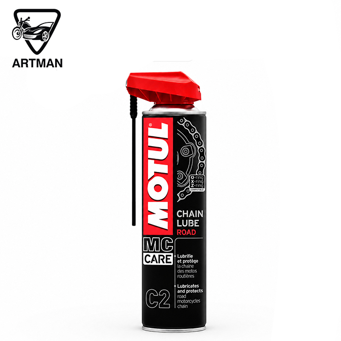 اسپری زنجیر c2 برند موتول MOTUL حجم 400 میلی لیتر