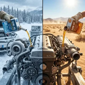 – تفاوت روغن موتور 10w40 و 20w50