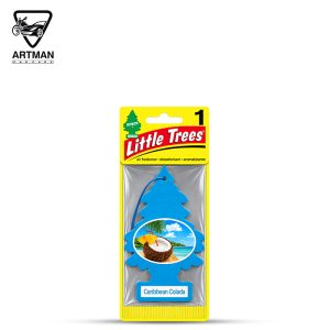 خوشبوکننده آویز کارتی caribbean colada برند لیتل تریس Little Trees