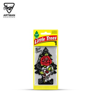 خوشبوکننده آویز کارتی rose برند لیتل تریس Little Trees