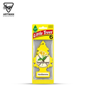 خوشبوکننده آویز کارتی vanillaroma برند لیتل تریس Little Trees